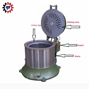 Secador Centrífugo de Alta Velocidade Aprovado pela CE para Equipamentos de Secagem de Pó Vegetal e Alimentar, Secador Rotativo de Ar Quente - Product Image 2