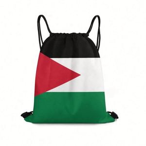 Bolsa de Palestina de Poliéster Sin Costuras, Entrega Rápida, Diseño Personalizado, con Cordón, Impresión, Regalo, Bolsa con la Bandera de Palestina - Product Image 6