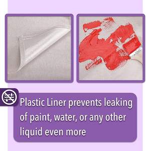 Les peintres ont réutilisé des bâches en toile pour créer des bâches de 9 pieds x 12 pieds, lavables et réutilisables - Product Image 6