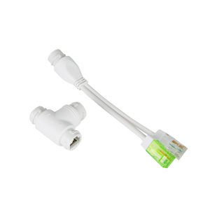 โมดูลจ่ายไฟ PoE Splitter 1 ต่อ 2 มาตรฐานกิกะบิตแบบแยกส่วนพร้อมอินเทอร์เฟซพอร์ตแบบอนุกรม DTE สีขาว - Product Image 2