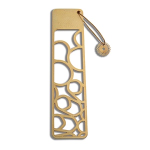 Gold Plated Classic Rectangle Metal <b>Gift</b> Souvenir Bookmark High Quality Metal Bookmark - Product Image 4