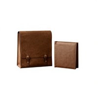 Portefeuille d'album photo en cuir PU/PP durable avec logo personnalisé en relief, fermeture magnétique, multifonctionnel, pour documents et souvenirs