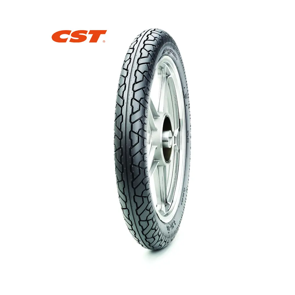 CST Magsport ban sepeda motor dua roda 3.00-18, ban tubelss TL depan dan belakang stabilitas 18 inci