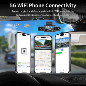 Caméra embarquée Wi-Fi 5G <span class=keywords><strong>de</strong></span> haute qualité avec enregistrement en boucle <span class=keywords><strong>pour</strong></span> <span class=keywords><strong>voiture</strong></span>, 360 degrés, 4 canaux, caméra avant 4K et caméra arrière 1080P, boîte noire <span class=keywords><strong>de</strong></span> <span class=keywords><strong>voiture</strong></span> X15-ultra - Product Image 3