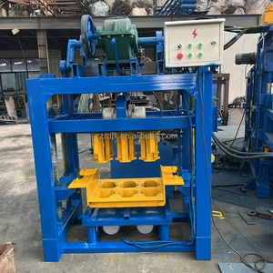 Mesin pembuat bata beton kecil Manual & otomatis QTJ4-40 Model mesin produsen blok semen sebagai komponen inti - Product Image 2