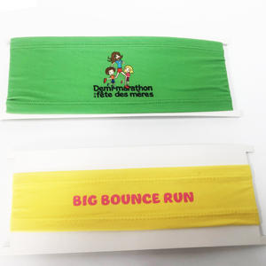 شعار مخصص تصميم جديد مرونة عالية البوليستر تنفس لينة بارد ضد الجلد واحد عقال الرياضية سطح السفينة - Product Image 2