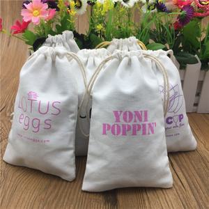 月経カップ用カスタム8オンスコットンキャンバス巾着ダストギフトバッグ包装ポーチ - Product Image 6