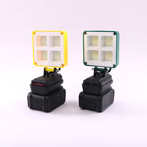 Projecteur de travail à batterie au lithium 704, 54-252 LED, rechargeable, rotatif, pour extérieur, industrie, mines - Product Image 2