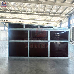 Kits d'Abris Mobiles pour <span class=keywords><strong>Chevaux</strong></span> Type « Shed Row » – Panneaux de <span class=keywords><strong>Box</strong></span> Portables Économiques avec Revêtement HDPE - Product Image 6