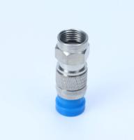 Conector F de Grado Premium para Cable Coaxial RG6, Conexión Impermeable, Compresión, Cable Coaxial, Conector Coaxial F RG6
