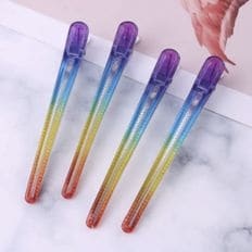 Anti-re stile natalizio graziose forcine in metallo 5cm di lunghezza pinna Banana artigli per le ragazze confezionati in scatola - Product Image 1
