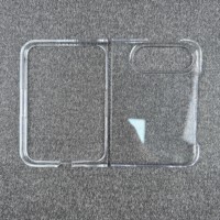 Funda Rígida Transparente de PC para iPhone 18 Fold con Soporte Magnético de Vidrio, Anillo Metálico y Soporte Plegable
