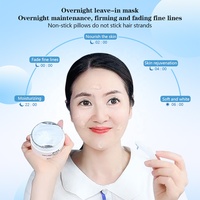 Masque de nuit en gelée au rétinol et probiotiques de riz 80 ml, marque privée OEM, réparation de la barrière cutanée, apaisant, hydratant, végétalien, vente en gros