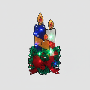 24pcs/CS ha condotto la decorazione della candela di natale con illuminazione decorativa del prodotto di illuminazione - Product Image 2