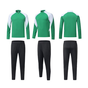 Set tuta da allenamento calcio maschile personalizzata trasferimento termico rapido e traspirante 100% in poliestere posizioni Logo anteriore/<span class=keywords><strong>destro</strong></span>/sinistro - Product Image 3