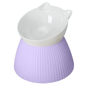 Bol surélevé pour chat et chien avec support pour le cou, style nordique, bol d'alimentation pour animaux de compagnie - Product Image 3