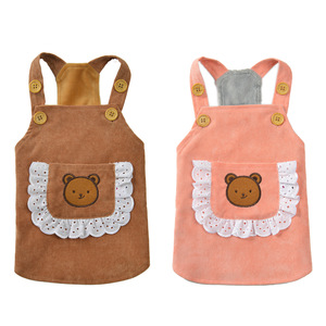 JXANRY Pet <strong>cat</strong> and Dog Cute Bear-style Baby Pants <strong>for</strong> Kittens and Puppies Teddy Yorkshire Small Dog Wrap Dress Bulldog <strong>Clothes</strong> - Product Image 1