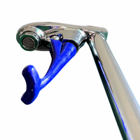 Robinet de remplissage en laiton pour verres, à fermeture automatique par poussée, robinet distributeur d'eau commercial chromé pour bar et restaurant