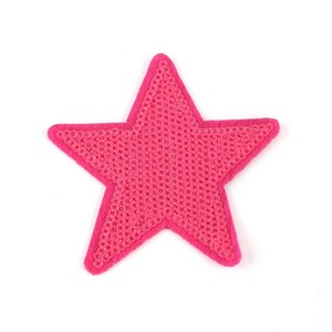 Toppe Termoadesive a Stella a Cinque Punte Colorate da 7,5*7,8 cm per Borse e Capi d'Abbigliamento - Vendita all'Ingrosso - Product Image 5