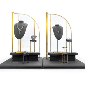 SHERO Microfiber Professional <b>Jewelry</b> Display <b>Stand</b> for Luxury <b>Jewelry</b> Display Props Custom <b>Jewelry</b> <b>Stand</b> Display Set - Product Image 3