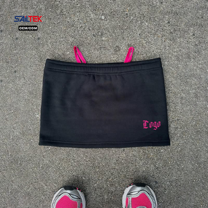 Conjunto de Top Corto y Minifalda para Fabricantes de Ropa, Logotipo Personalizado, Conjunto de 2 Piezas, Atuendos de Verano para <span class=keywords><strong>Mujer</strong></span>, Ropa Y2K, Conjuntos Femeninos - Product Image 5