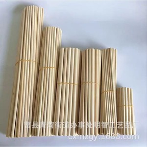 Bâtons ronds en bois, tiges en bois massif, différentes tailles pour travaux manuels, fournitures artisanales DIY - Product Image 3