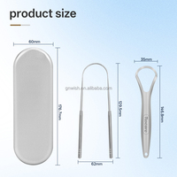 Kit d'hygiène buccale Tocare, gratte-langue en acier inoxydable, ensemble de brosses à dents en bambou, outils de nettoyage dentaire portables pour les voyages