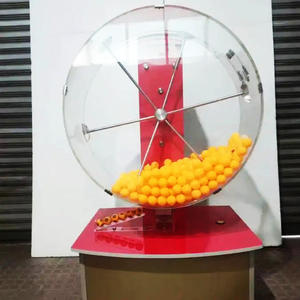 Machine à tirage de loterie personnalisée Airmix, jeux de souffleur de loterie, gros ballons de ping-pong, loterie chanceuse, machine à tirage de boules de loterie à <span class=keywords><strong>vendre</strong></span>, 500 boules - Product Image 3