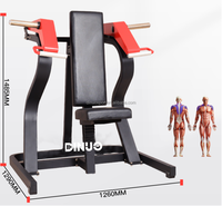 Station multifonctionnelle Nouvelle presse à épaules assise Exercice Extension du dos Poitrine Triceps Deltoïde Core Muscle Commercial Usage domestique