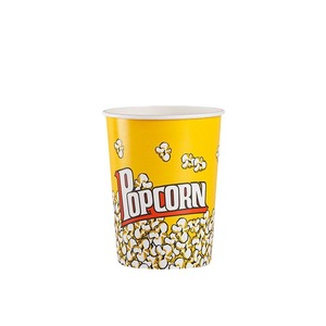 Emballage de <span class=keywords><strong>seau</strong></span> à popcorn en papier biodégradable à paroi simple avec logo personnalisé, 32 oz, 46 oz, 64 oz, bon marché, pour <span class=keywords><strong>KFC</strong></span>, poulet frit - Product Image 3