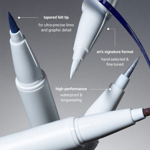 Crayon Eyeliner Liquide Ultra-Fin Haute Performance Marque Privée Eyeliner Magnétique Sans Cruauté Long Wearing Pigment Brown - Product Image 3