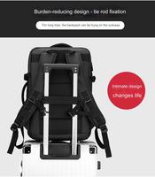 Grand sac à dos USB extensible et étanche pour ordinateur portable d'affaires avec logo personnalisé pour hommes sacs d'école pour étudiants de garçons