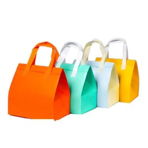 Bolsa de Embalaje Desechable Personalizada, No Tejida, Reciclable, para Supermercado, Comida para Llevar, con Aislamiento Térmico de Aluminio para Café y Hielo - Product Image 2