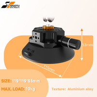 Dudukan Suction Cup Heavy-Duty 4.5'' OEM Kustom dengan Ulir 1/4 3/8, Dudukan Tripod Suction Cup untuk Kaca Depan Mobil, Dudukan GoPro
