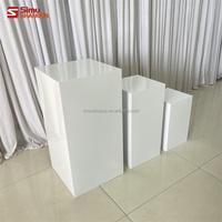 Support de fleurs de mariage en métal blanc, accessoires de mariage en métal, vente en gros