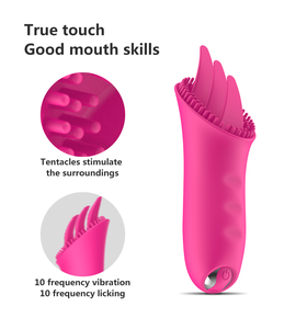 Wholesale Hot Sale <strong>Sex</strong> <strong>Toys</strong> Nipple Clitoral <strong>Vibrator</strong> g Spot Stimulator Licking Tongue <strong>Vibrator</strong> Masturbator Confidential Delivery - Product Image 4