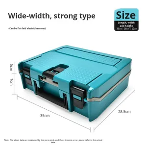Boîte à <span class=keywords><strong>outils</strong></span> empilable compatible avec le système <span class=keywords><strong>Makita</strong></span> Makpac, organisateur de matériel portable directement de l'usine pour électriciens et usage domestique - Product Image 4