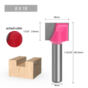 LAVIE Ensemble de fraises à rainurer pour le bois, profil 3D, à queue de 6/8 mm, pour le nettoyage des fonds et le rainurage, à pointe en carbure - Product Image 5