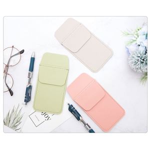 PU Pen Case Pocket Protector Multi-slot Pen Pouch <b>Sleeve</b> for <b>Shirt</b> Lab Coat Durable Pen <b>Holder</b> Organizer for Office School - Product Image 2