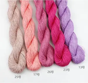 Lotus Yarns 100% natural linen Lace Weight 290m/50gram Hand Knitting&Crochet Yarn colored DIY crochet Textile