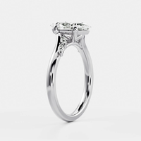 de bagues de fiançailles en Moissanite 2ct coupe poire S925 bagues en Moissanite en argent Sterling bijoux bague Moissanite