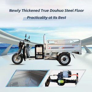 รถสามล้อไฟฟ้าบรรทุกคุณภาพสูง 1000 วัตต์ <span class=keywords><strong>48</strong></span> โวลต์ แบบเปิด สำหรับการส่งของ - Product Image 2