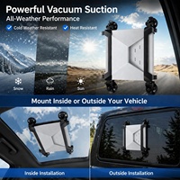 Support de fixation à ventouse pour Starlink Mini, kit de montage ABS pour parabole, support stable pour toit de voiture, fenêtre, camping-car, camion, bateau