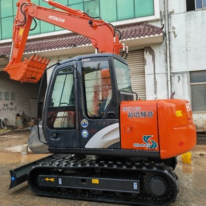 Excavatrice sur chenilles hydraulique d'occasion Hitachi Zx70 Zx75 Zx120 Zx200, adaptée à la construction, mini-excavatrices d'occasion HitachiZX70-5A - Product Image 1