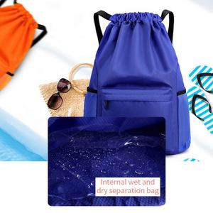 Wholesale <b>Drawstring</b> <b>Backpack</b> Fitness Sports Bag Simple Travel <b>Drawstring</b> <b>Backpack</b> for Events - Product Image 6