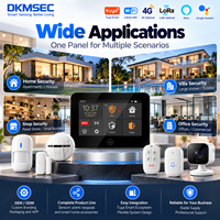 Système d'alarme de sécurité domestique sans fil série P600 Tuya WiFi 4G LoRa avec écran tactile et surveillance par caméra