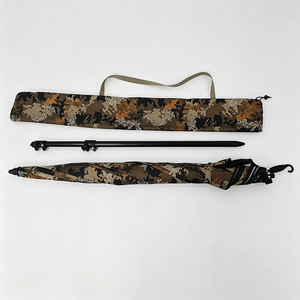 Manual Open Big Size Pongee Fabric Waterproof <b>Windproof</b> Single Layer Camouflage Design Hunting <b>Umbrella</b> With Logo Printing - Product Image 3