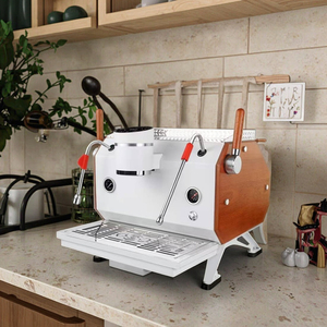 Machine à café expresso industrielle <span class=keywords><strong>italienne</strong></span> intelligente <span class=keywords><strong>haut</strong></span> <span class=keywords><strong>de</strong></span> <span class=keywords><strong>gamme</strong></span> commerciale à double chaudière pour les débutants en Latte Art - Product Image 2