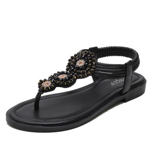 Wholesale T-Strap Bohemian Platform Outdoor Summer Beach Roman for Women Slippers Gladiator <b>Shoes</b> Evergreen Anti-Slippery - Product Image 3