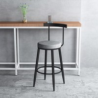 Tabouret de Bar en Métal de Luxe en Acier Inoxydable Chaise Style Design Industriel pour Usage Domestique Hôtel Salle à Manger et Chambre à Coucher